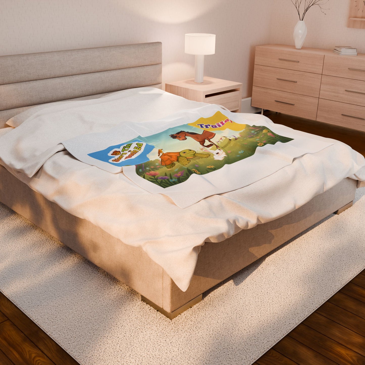 STORY TIME WITH UNCLE ED Plush Kids Blanket — Limited Trailer Edition