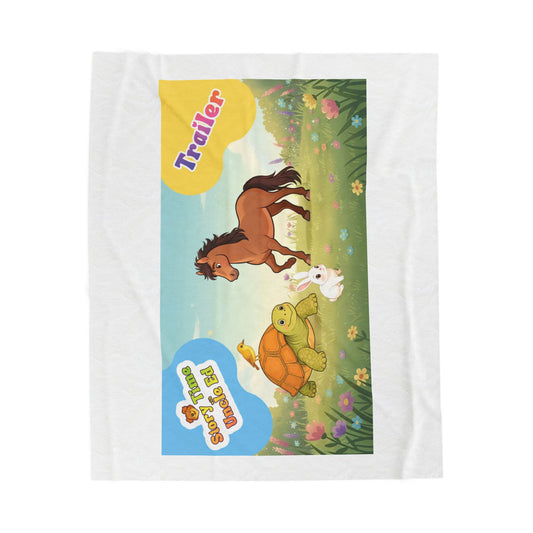 STORY TIME WITH UNCLE ED Plush Kids Blanket — Limited Trailer Edition
